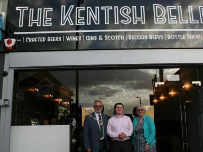 Opening night with the Mayor of Bexley