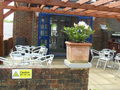 Outside seating area