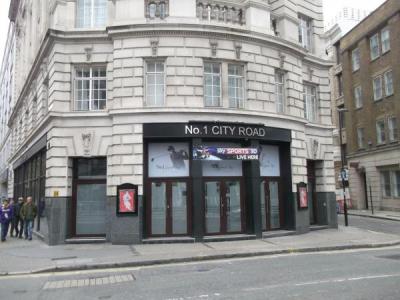 No.1 Sports Bar London EC1 taken Oct 2014