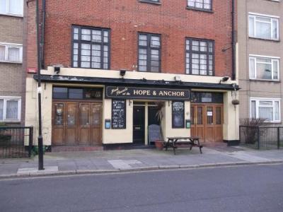 Hope & Anchor London E14 taken Dec 2013