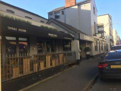 Front of pub