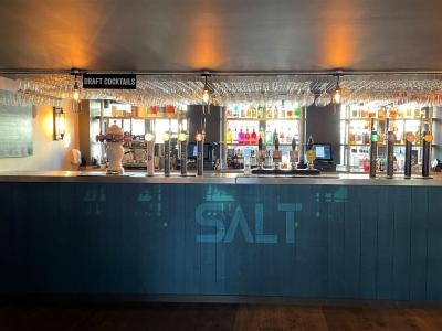 The bar at Salt, Sheffield