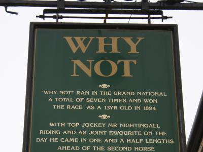 Why Not - Pub Sign 2