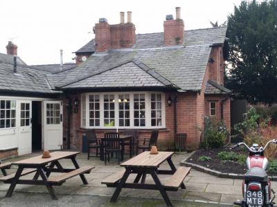 Rear of pub, from car park - January 2022