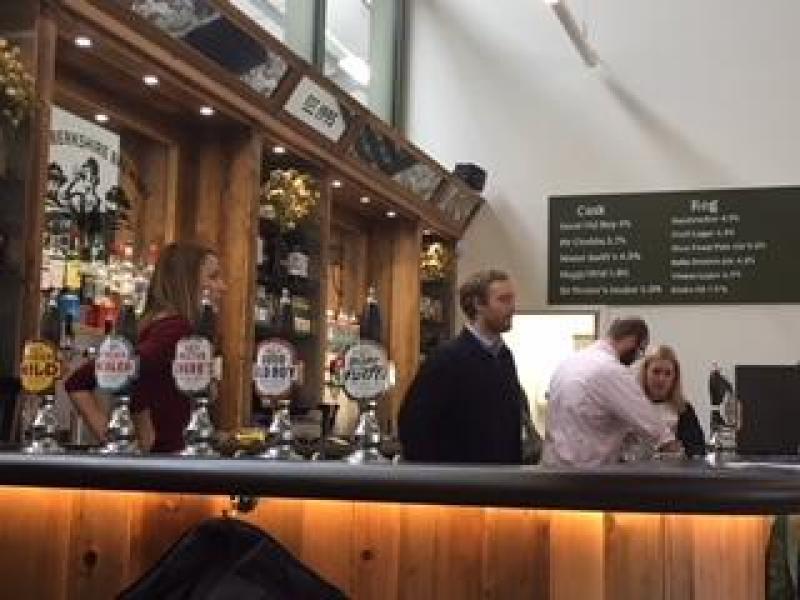 Taproom & Kitchen at West Berkshire Brewery, Yattendon •