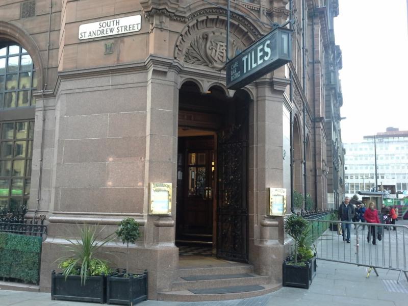 Tiles Bistro Bar, Edinburgh •