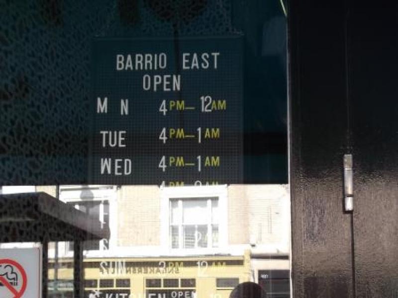 Barrio East, London