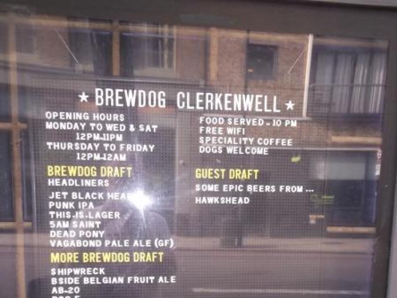 BrewDog Clerkenwell, London