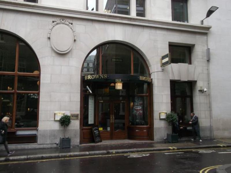 Browns Bar & Brasserie Old Jewry, London