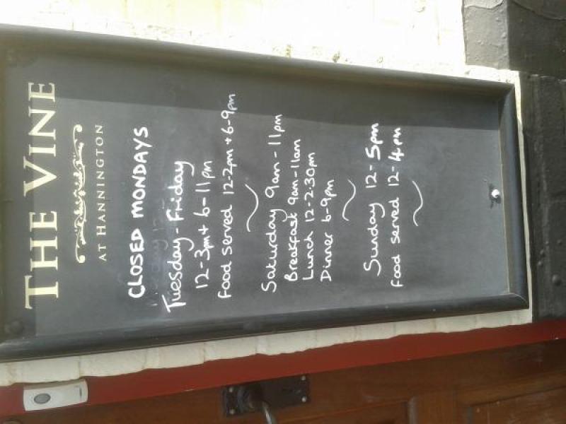 Vine, Hannington •