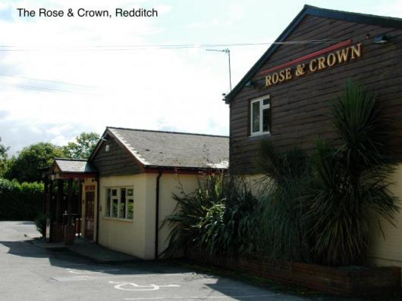 Book a table at The Rose & Crown, Redditch in Redditch