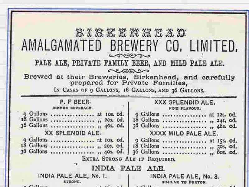 Birkenhead Brewery (Oxton Road), Birkenhead •