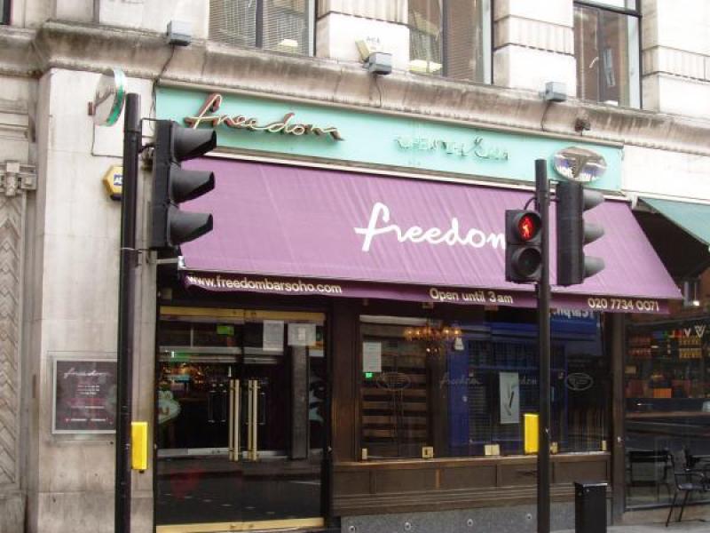 Freedom, London • Freedom, London •