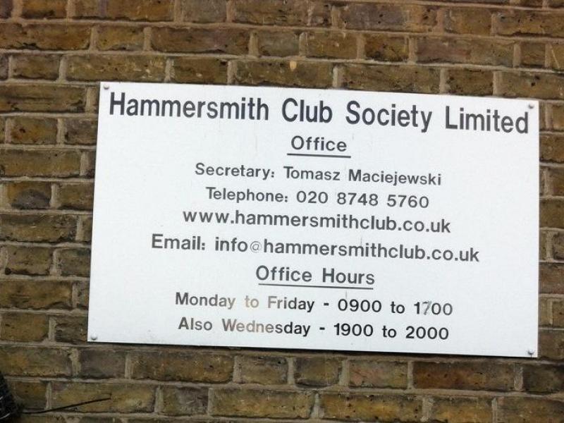 Hammersmith Club, Hammersmith •