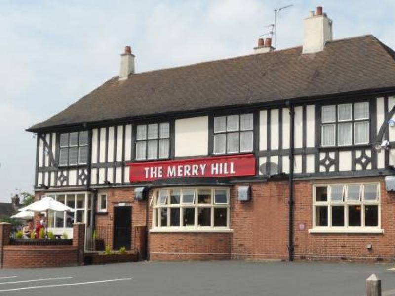 Book a table at The Merry Hill in Wolverhampton
